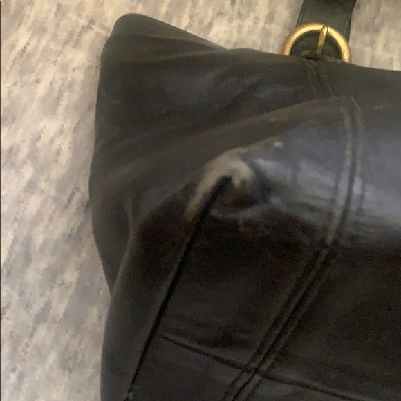 Coach vintage leather small handbag